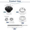 2 Pcs Quick Release Bumper Universal Aluminum Vehicle Hood Pins