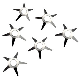 Cutex 6 Pk Regular Bobbin Case Star Disc NBL Spring Part Number #490468 for Sewing Machine