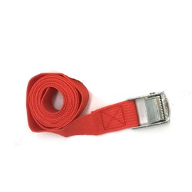 25mm*6m Ratchet Tie Down Straps, Heavy Duty Lashing Straps Adjustable Cam Buckle Tensioning Belts for Mounting on Bicycle Carriers Car Luggage Cargo Trailer - Red