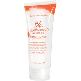 Bumble and Bumble Acondicionador hidratante Invisible Oil de peluquero | Hidratante, Anti Frizz, Brillo, Seguro para el Color | Rizado, ondulado, liso | Con argán, semilla de uva + aceite de coco