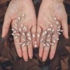 Heread Rhinestones Bride Wedding Hair Vine Silver Crystal Hair Pieces