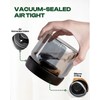 KACTUSKUTTER Airtight Jar, 400ml /1oz Vacuum Spice Containers With UV