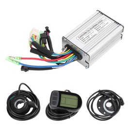 36V/48V 350W Electric Motor Controller Kit 17A Brushless Motor Controller with KT LCD5 Display Panel Sensor Throttle for Electric Bike