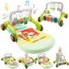 Cute Stone Baby Gym Play Mat with Piano Toddlers Learning