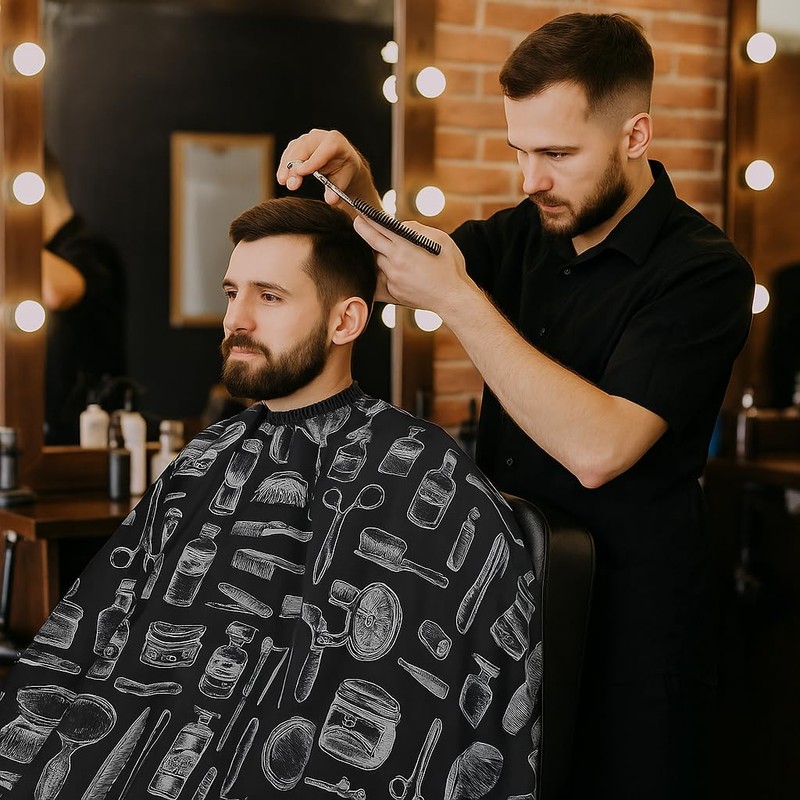 Capa De Peluquería, Cabo de corte de pelo profesional con