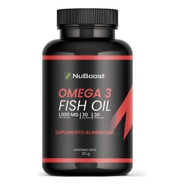 Omega 3 1000mg Nuboost 30 Cápsulas Aceite De Salmon Puro