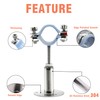 AKIHISA 2 Pcs 304 Stainless Steel Pipe Supports, Wall Mount