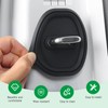 Titgoes Pack-4 Car Door Latch Lock Cover, Silent Shock Absorption