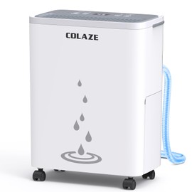 Dehumidifier for Home - 30 Pint Dehumidifier with Drain Hose Up to 2500 Sq. Ft Coverage - Ideal for Basement Bedroom Bathroom - Intelligent Humidity Control, Auto Defrost, 24H Timer