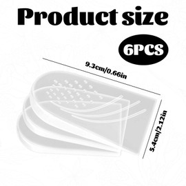 Overpronation Insoles,6PCS Supination Insoles,Orthotic Insoleses for Correct Excessive Pronation and Upward Rotation,Women Men Xo Leg Shapeorthotic Insoleses