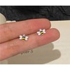 Iszie 925 Sterling Silver Cute Little Bee Enamel Stud Girls