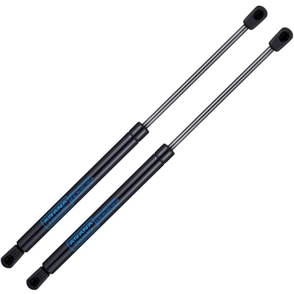 C16-09209 16 inch 38 Lbs (169 N) Gas Struts Spring Shocks 15.7 inch C1609209 Lift Support for Truck Cap Leer Topper Window are Canopy Pickup Bed Truck Topper Camper Shell, Pack of 2 ARANA