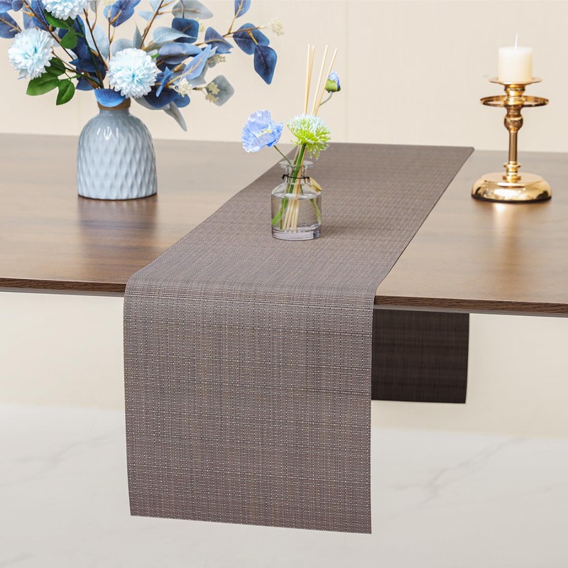 Myir JUN Table Runner, Washable Table Runner Roll Table Ribbon