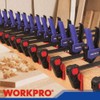 WORKPRO Bar Clamps for Woodworking, 6-Pack One-Handed Clamp/Spreader, 6-Inch (4)