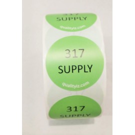 1.5", 317 Vaccine Supply Labels (100/roll)