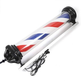 42'' Barber Pole LED Light-Hair Salon Barber Shop Open Sign-Wall Hanging Barber Red White Blue Stripes Rotating Waterproof for Hair Salon Barber Shop Barber Shop (Model 1)