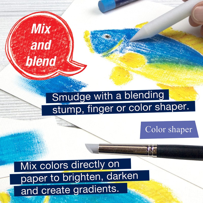 Faber-Castell Oil Pastels, Box of 12 127012