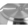 Barazzoni Le Inox Bratpfanne, 24 cm, aus Edelstahl 18/10, Silber,