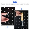SPEEDWOX 7pcs Perforated Board Ring Hook Bottle Holder Hook Perforated