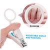 Vaguelly 2pcs Glass Toenail Cutter and Fingernail Clipper Precision Pedicure