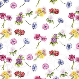20 Napkins Colourful Flower Flowers Spring Summer Meadow Decoupage Table Decoration 33 x 33 cm