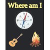 Where am I: Camping notebook. Cool idea for gift.