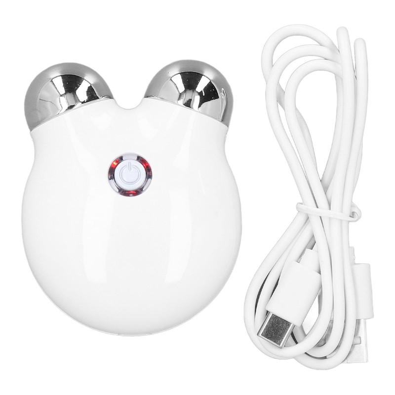Micro Current Face Massager Dual Roller Lifting Skin Care Sculpt
