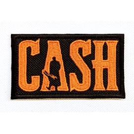 Johnny CASH Patch Iron/Sew on Outlaw Country Music Patch Embroidered Haggard