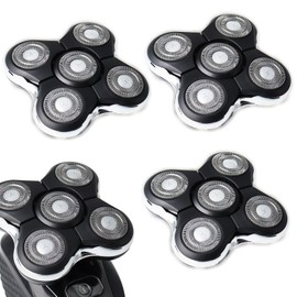 Blade Pro Replacement Head Compatible with Remington Balder Pro XR7000, 5 Dual Track Shaver Heads for a Smooth and Close Shave with No-Irritation. (Pack of 1)