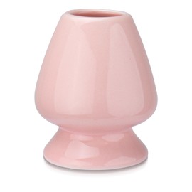 Matcha Tea Whisk Holder, 70mm Chasen Stand, Matcha Whisk Stand Ceramic Holder Chasen Stand fit for Traditional Japanese Tea Matcha Chasen Tea Set Accessories (pink)