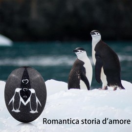 HEYOMI Penguin Stone Gifts For Her Girlfriend Gifts For Him Boyfriend Couple Gifts Christmas Anniversary Gift For Him/Her Gift Anniversary Wedding Wife Husband Valentine's Day Birthday