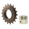 Single Speed Bike Freewheel 18T Threaded Bicycle Freewheel with 13mm