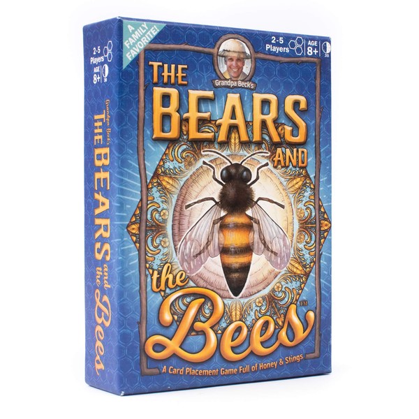 Grandpa Beck’s The Bears and The Bees Card Game | A Fun & Strategic Tile-Placement Card Game | Enjoyed by Kids, Teens, & Adults | From the Creators of Cover Your Assets | Ideal for 2-5 Players Ages 8+