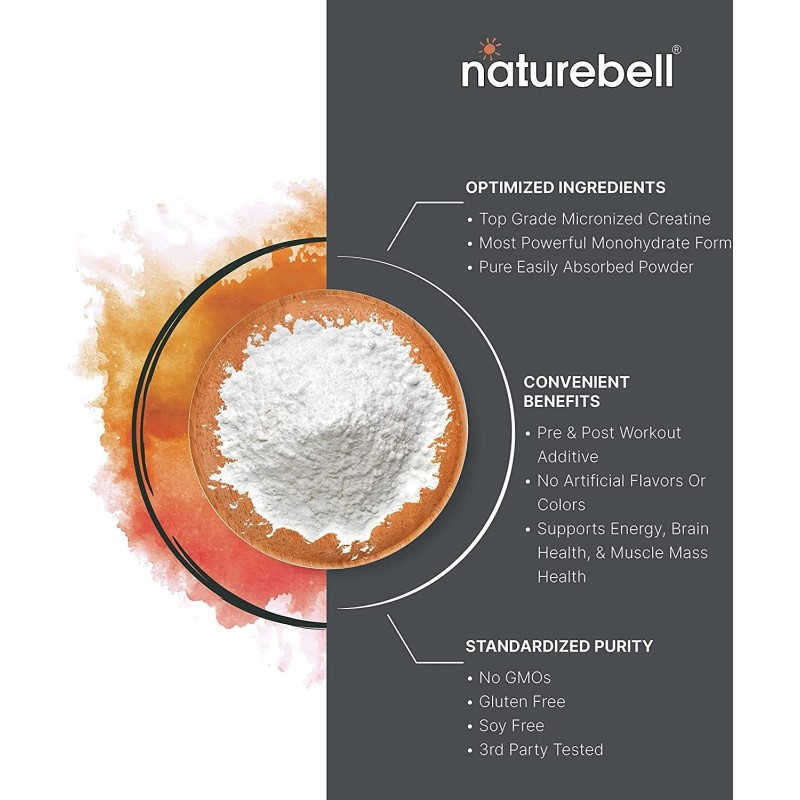 Creatine Monohydrate Powder 500 Grams, 5000Mg per Serving, Pure Unflavored
