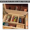 Large Premium Bamboo Wooden Stash Box for Discrete Storage of