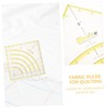 DOITOOL Multi Functional Quilting Ruler Durable Acrylic Cutting Tool for