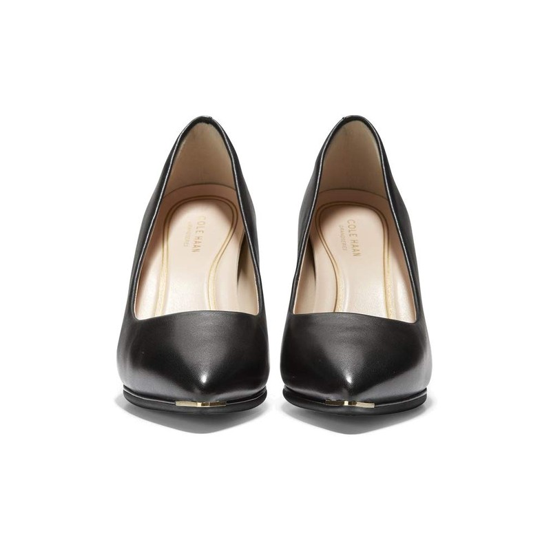 Cole Haan Women's Grand Ambition Pump (75MM), Black Leather, 7