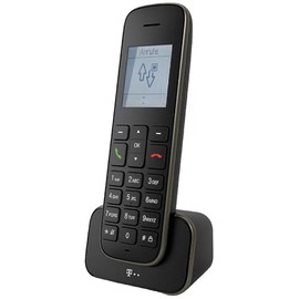Telekom Expansion Pack Sinus 207 Pack schwarz, Handset and Charging Cradle