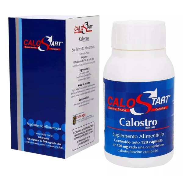 Calostart Liv Nutrition- Calostro Bovino Con 120 Capsulas De 700 Mg
