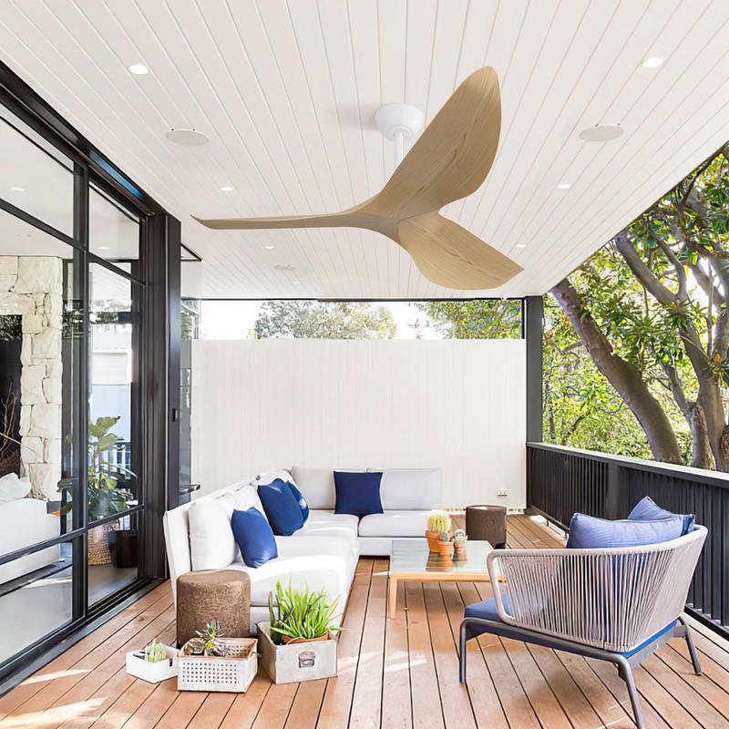 CHARMMA 52 Inch Indoor Ceiling Fan No Light With 6