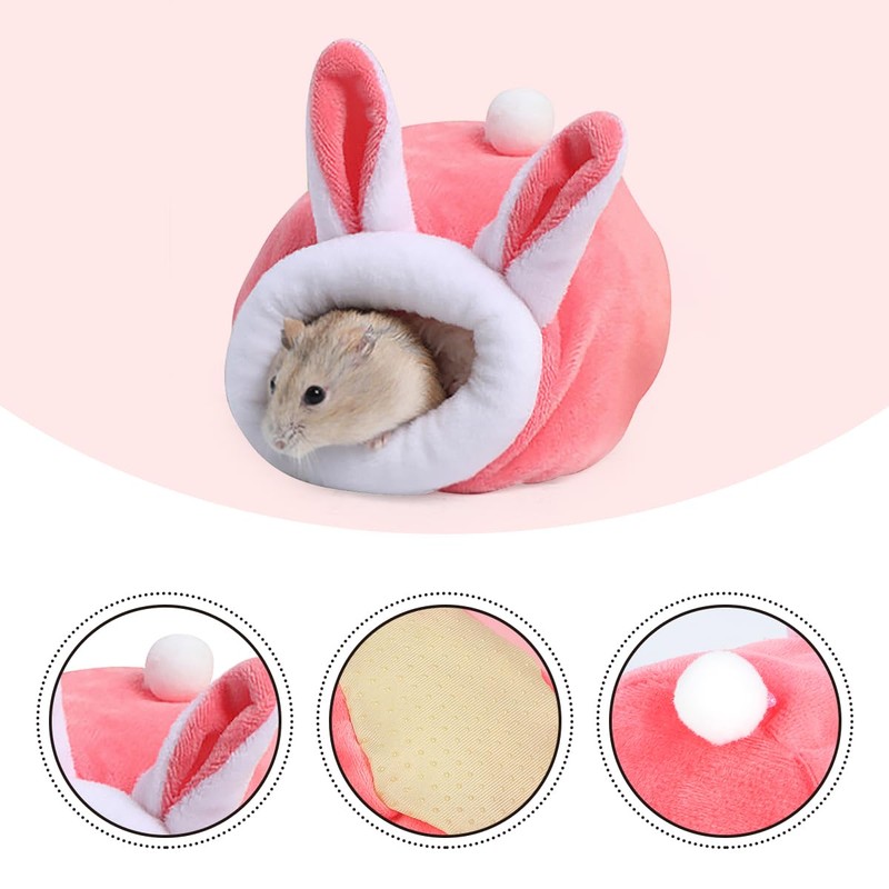 Tabanzhe 1psc Mini Hamster Bed Soft and Cozy Small Animal