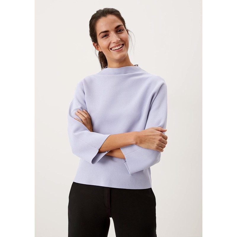 s.Oliver BLACK LABEL Women's Long Sleeve Loose Fit Pullover Sweater,