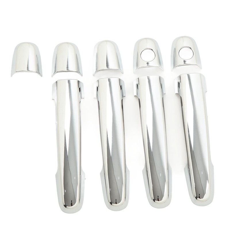 8 Pcs Car Exterior Door Handle Cover ABS Chrome Door