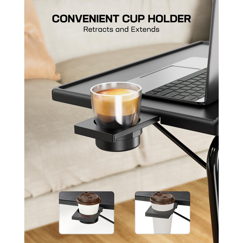 LORYERGO TV Tray - TV Table, Folding Table Trays, w/6