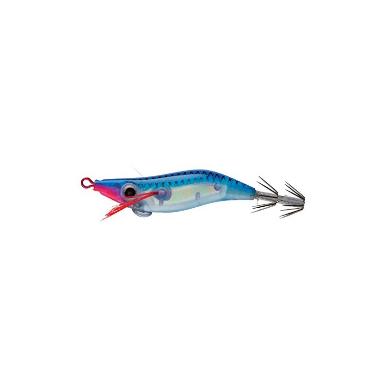 Yo-Zuri Squid Mini Aurora Floating Jig, Luminous Blue, 2-Inch