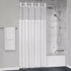 Manchester Mills Protect360° Satin Ribbon Hook Free Shower Curtain -