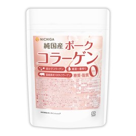 NICHIGA(ニチガ) 純国産 ポークコラーゲン 150ｇ 厳選一番搾り 低分子コラーゲン 糖質0・脂質0 国産豚皮100% 中和剤不使用 [01]