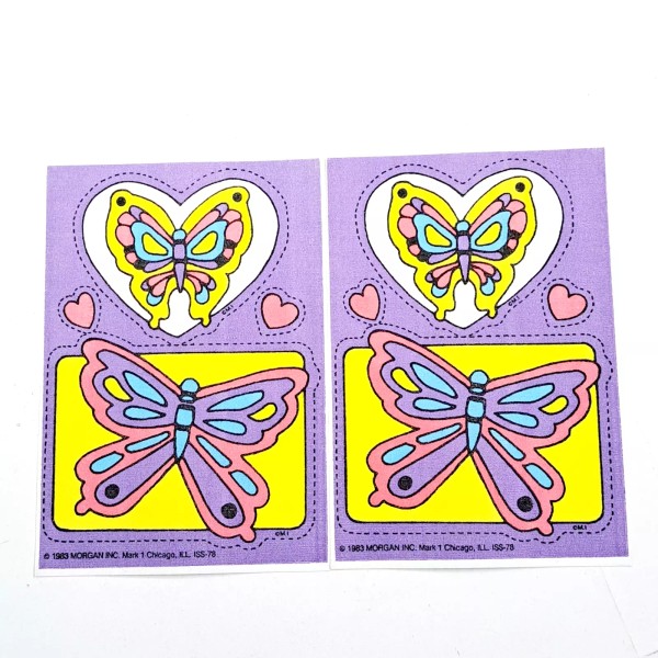 Mark 1 VTG 1983 Mark 1 Scratch N' Sniff Butterfly