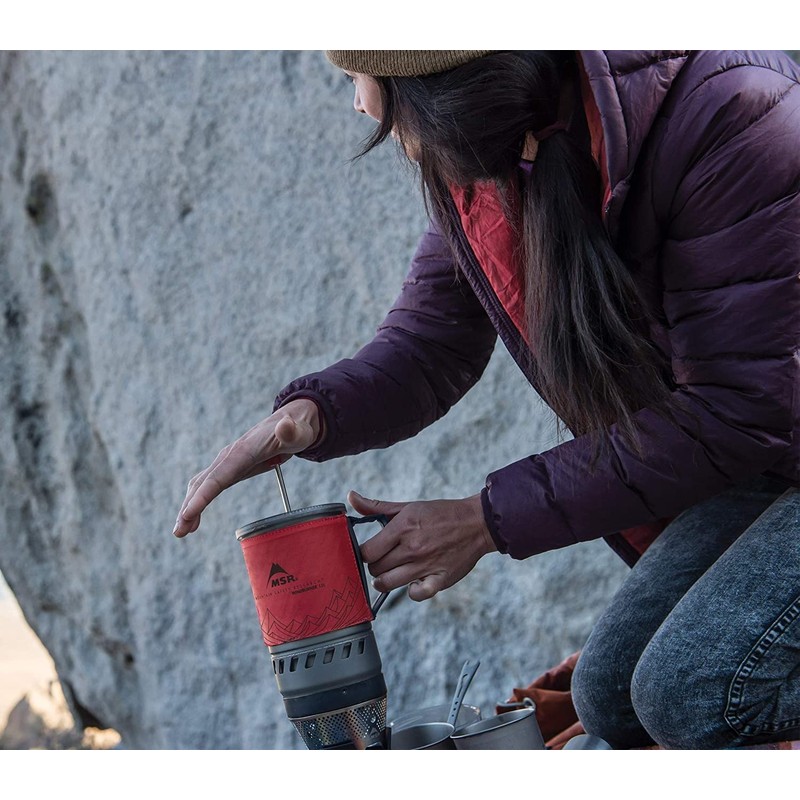 MSR 36004 Outdoor Camping Wind Burner Coffee Press Kit 1.8