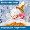 Wider Extension Perch, Bird Friendly Bird Feeder Perch with Screws,